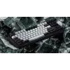 HATOR Rockfall 3 TKL Wireless, balta, QMK/VIA, OMA profila balti-melni taustiņu vāciņi Tastatūra - lineāri mehāniskie hotswap slēdži - US - ANSI izkārtojums