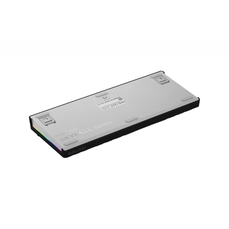 HATOR Skyfall Wireless 80 tastatūra Spēļu USB + RF Wireless + Bluetooth QWERTY US English Melna, Balta