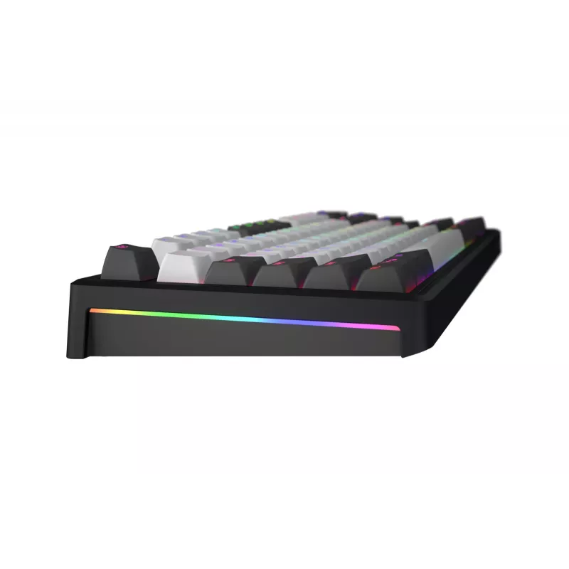 HATOR Skyfall Pro Wireless 80 tastatūra Spēļu USB + RF Wireless + Bluetooth QWERTY ASV angļu Melns, Pelēks