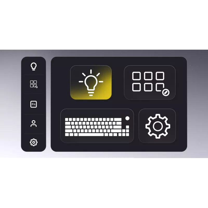 HATOR Skyfall Pro Wireless 80 tastatūra Spēļu USB + RF Wireless + Bluetooth QWERTY ASV angļu Melns, Pelēks