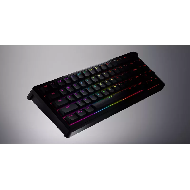 HATOR Skyfall 65 vadu, mehāniska, USB-C, Aurum Sterling, 70M klikšķi, RGB, melna, 790 g