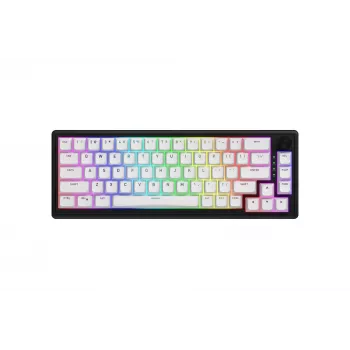 HATOR Skyfall Wireless 65 tastatūra Spēļu USB + RF bezvadu + Bluetooth QWERTY ASV angļu Melna, Balta