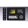 HATOR Skyfall Pro Wireless 65 tastatūra Spēlēm USB + RF Wireless + Bluetooth QWERTY US angļu Melna, Pelēka
