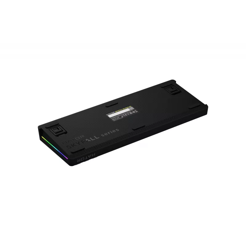 HATOR Skyfall 65 MAG ULTRA 8K tastatūra Spēļu USB QWERTY US angļu Melns, Balts