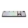 HATOR Skyfall Wireless 100 tastatūra Spēlēm USB + RF Wireless + Bluetooth QWERTY US angļu Melna, Balta