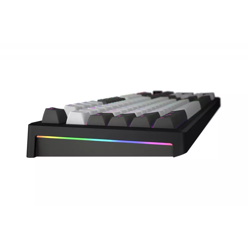 HATOR Skyfall Pro Wireless 100 tastatūra Spēlēm USB + RF Wireless + Bluetooth QWERTY US English Melna, Pelēka