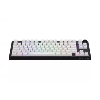 HATOR Skyfall 80 MAG ULTRA 8K klaviatūra Gaming USB QWERTY US angļu valoda melna, balta