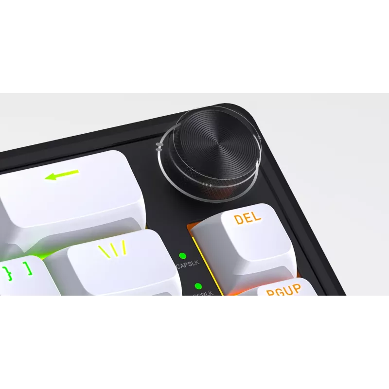 HATOR Skyfall 80 MAG ULTRA 8K klaviatūra Gaming USB QWERTY US angļu valoda melna, balta