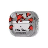 Macinš Samsung Keith Haring Slickback Galaxy Buds3 Pro austiņām, sarkana caurspīdīga