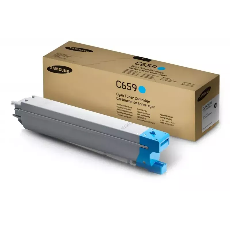 Toner Samsung CLT‑C659S oriģinālie ciāna krāsas kārtridži, lāzera printeriem, 20 000 lpp., 1 gab.