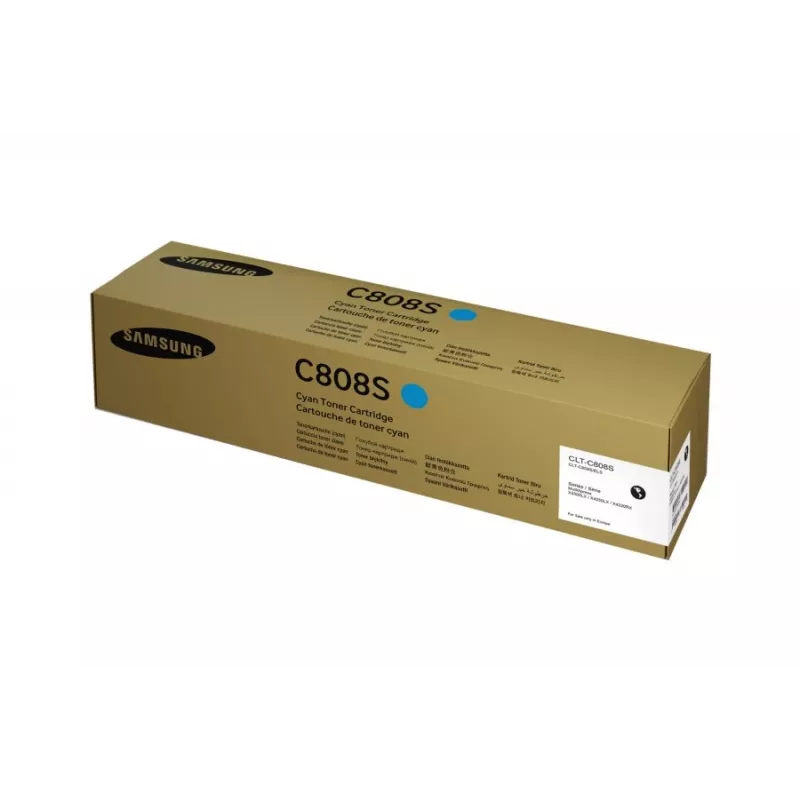 Toneris Samsung CLT-C808S ciāna, oriģināls, lāzera, drukas resurss 20 000 lapu, 1 gab.