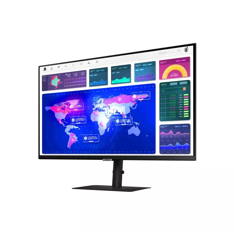 Samsung S32A600NWU datora monitors 81,3 cm (32 collas) 2560 x 1440 pikseļi Quad HD Melns
