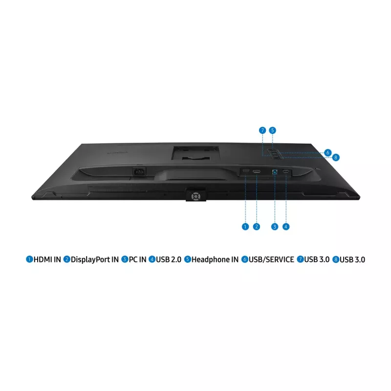 Samsung S32A600NWU datora monitors 81,3 cm (32 collas) 2560 x 1440 pikseļi Quad HD Melns