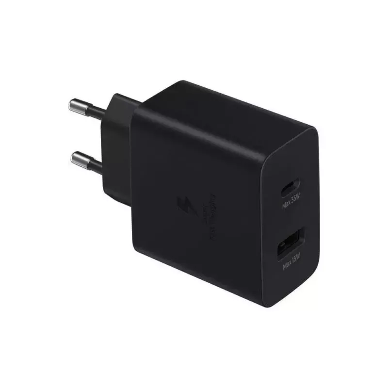 Samsung EP-TA220NBEGEU mobilās ierīces lādētājs Austiņas, Austiņu komplekts, Klēpjdators, Viedtālrunis, Viedpulkstenis, Planšetdators Melns Maiņstrāva Iekštelpu
