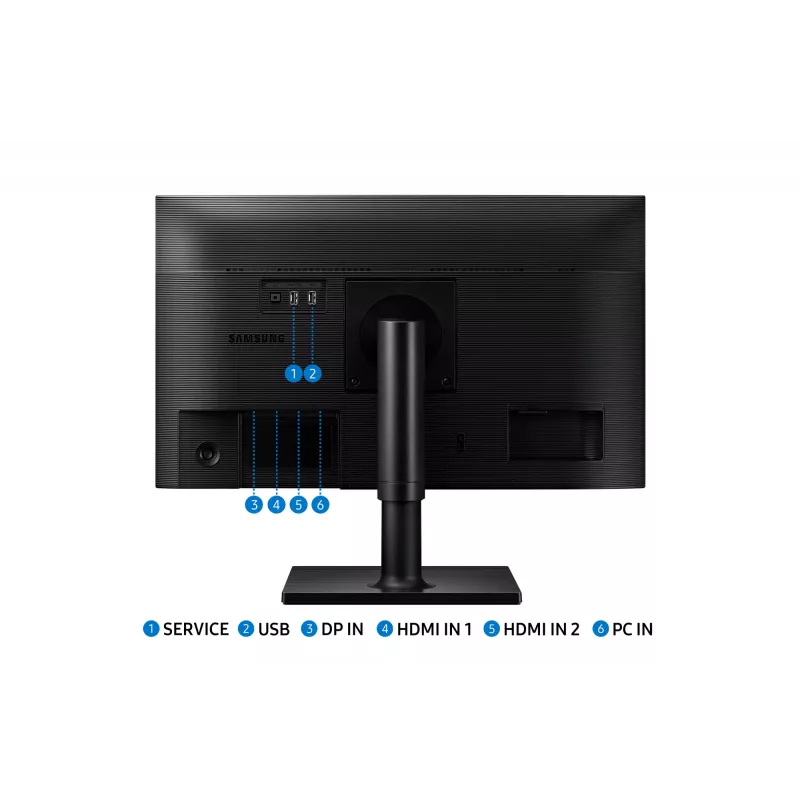 Samsung T45F datora monitors 68.6 cm (27 collas) 1920 x 1080 pikseļi Full HD LED melns