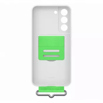 Mobilā tālruņa maciņš Samsung vāciņš Galaxy S22, 15,5 cm (6,1 collas) — Balts