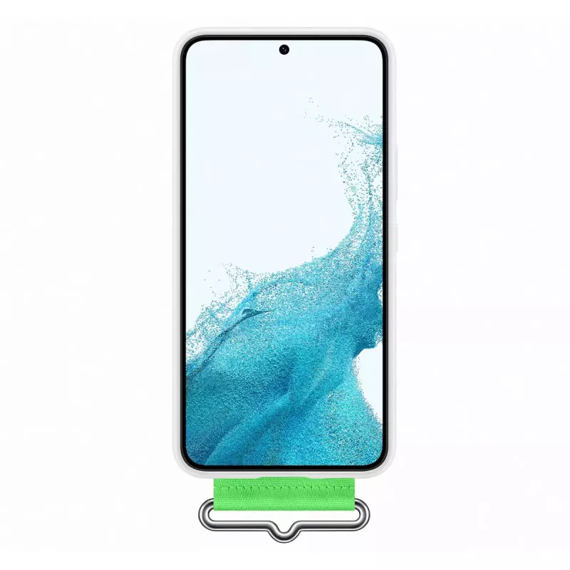 Mobilā tālruņa maciņš Samsung vāciņš Galaxy S22, 15,5 cm (6,1 collas) — Balts
