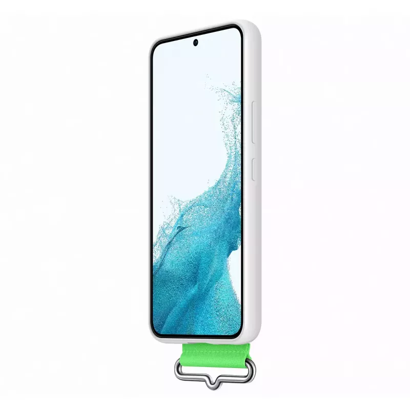 Mobilā tālruņa maciņš Samsung vāciņš Galaxy S22, 15,5 cm (6,1 collas) — Balts