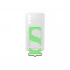 Samsung Silicone aizmugurējais vāciņš ar Strap balta Samsung Galaxy S21 FE