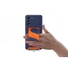 Samsung Silicone aizmugurējais vāciņš ar Strap balta Samsung Galaxy S21 FE