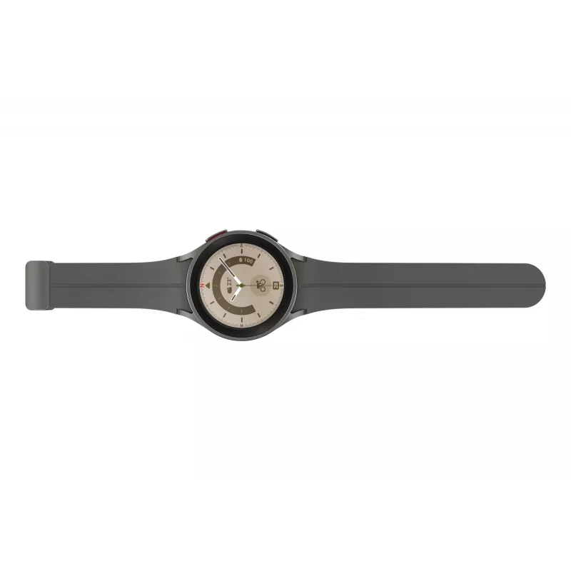 Samsung Galaxy Watch5 Pro 3.56 cm (1.4 collas) OLED 45 mm Digitālais 450 x 450 pikseļi Skārienekrāns Titāns Wi-Fi GPS (satelīts)