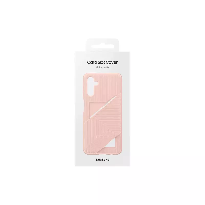 Mobilā tālruņa vāciņš Samsung Galaxy A04s EF-OA047TZEGWW, vāciņa futrālis 16,5 cm (6,5 collu) ekrāniem, rozā, 1 kartes kabatiņa