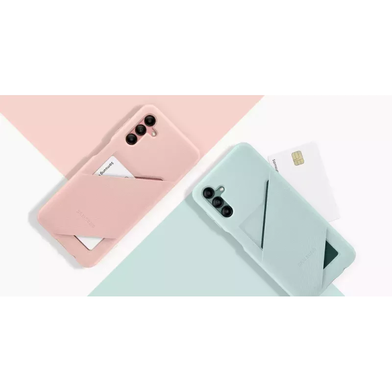 Mobilā tālruņa vāciņš Samsung Galaxy A04s EF-OA047TZEGWW, vāciņa futrālis 16,5 cm (6,5 collu) ekrāniem, rozā, 1 kartes kabatiņa