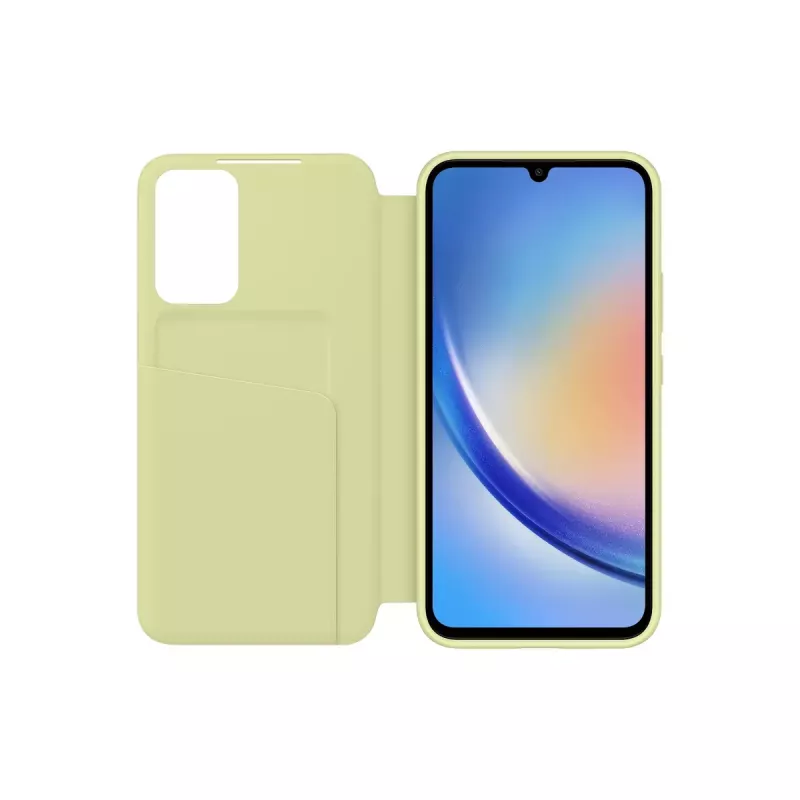 Samsung EF-ZA346 mobilā tālruņa vāciņš 16,8 cm (6,6 collas) maciņveida vāciņš Laima zaļš