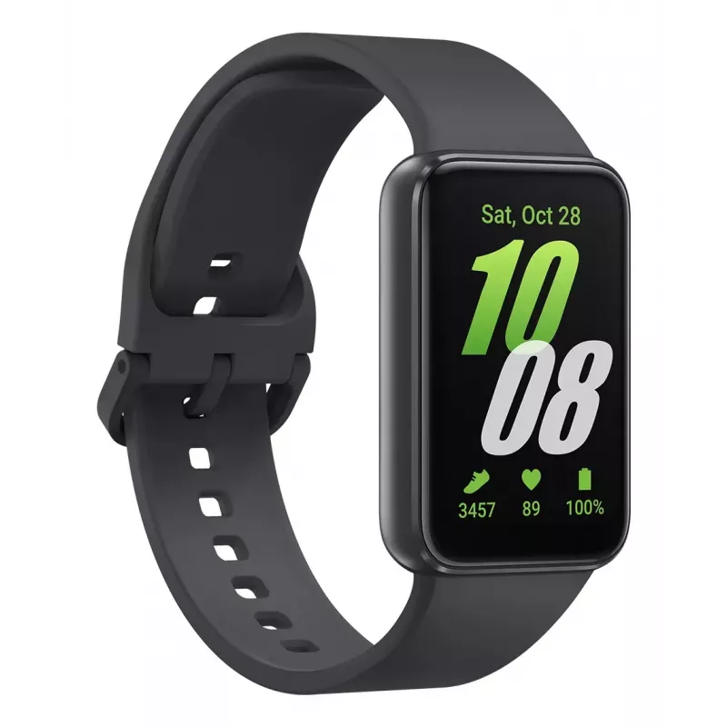 Samsung Galaxy Fit3 4.06 cm (1.6 inch) AMOLED 40 mm Digital 256 x 402 pixelu skārienjūtīgs displejs Pelēks