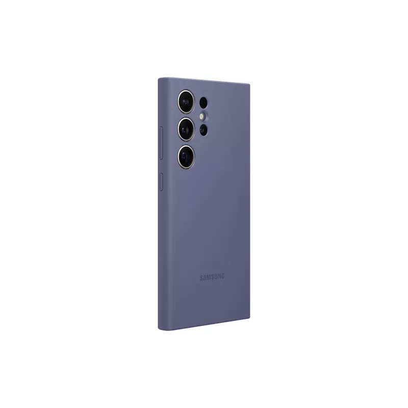 Silikona maciņš Samsung Galaxy S24 Ultra Violet vienkrāsains