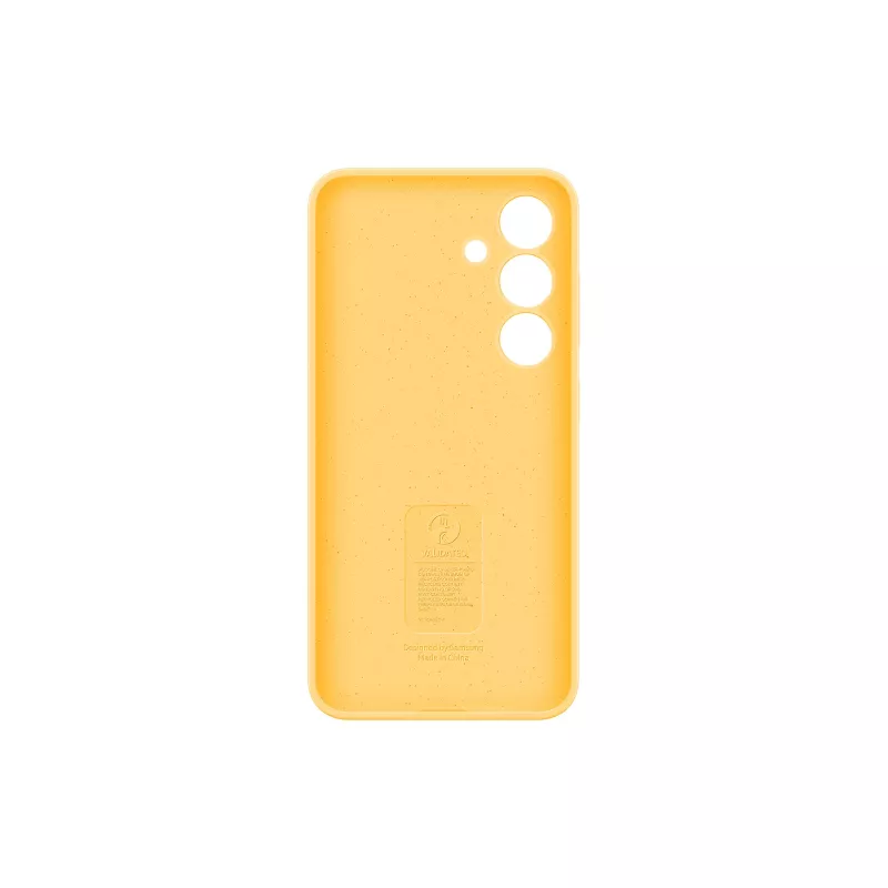 Samsung Galaxy S24 dzeltens silikona vāciņš, vienkrāsains, cieši pieguļošs
