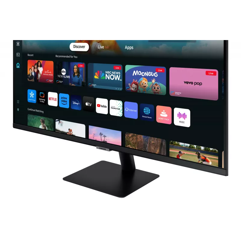 Samsung M50D datora monitors 68,6 cm (27 collas) 1920 x 1080 pikseļi Full HD LED melns