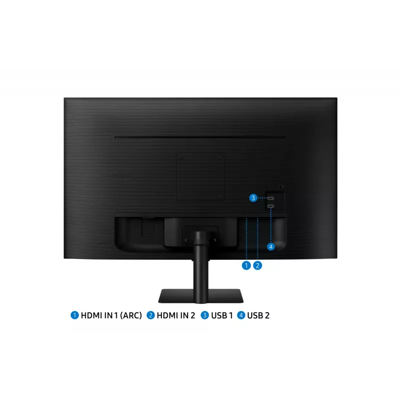 Samsung M50D datora monitors 68,6 cm (27 collas) 1920 x 1080 pikseļi Full HD LED melns