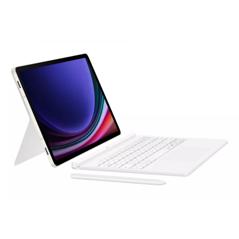 Samsung EF-DX725 tastatūra QWERTY angļu valodai skārienpaliktnis balts