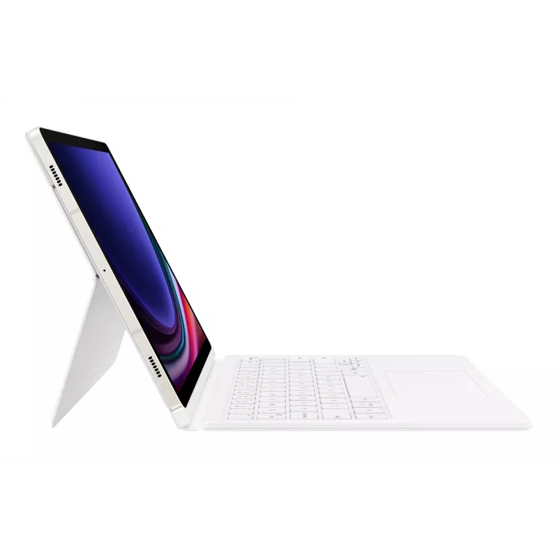 Samsung EF-DX725 tastatūra QWERTY angļu valodai skārienpaliktnis balts