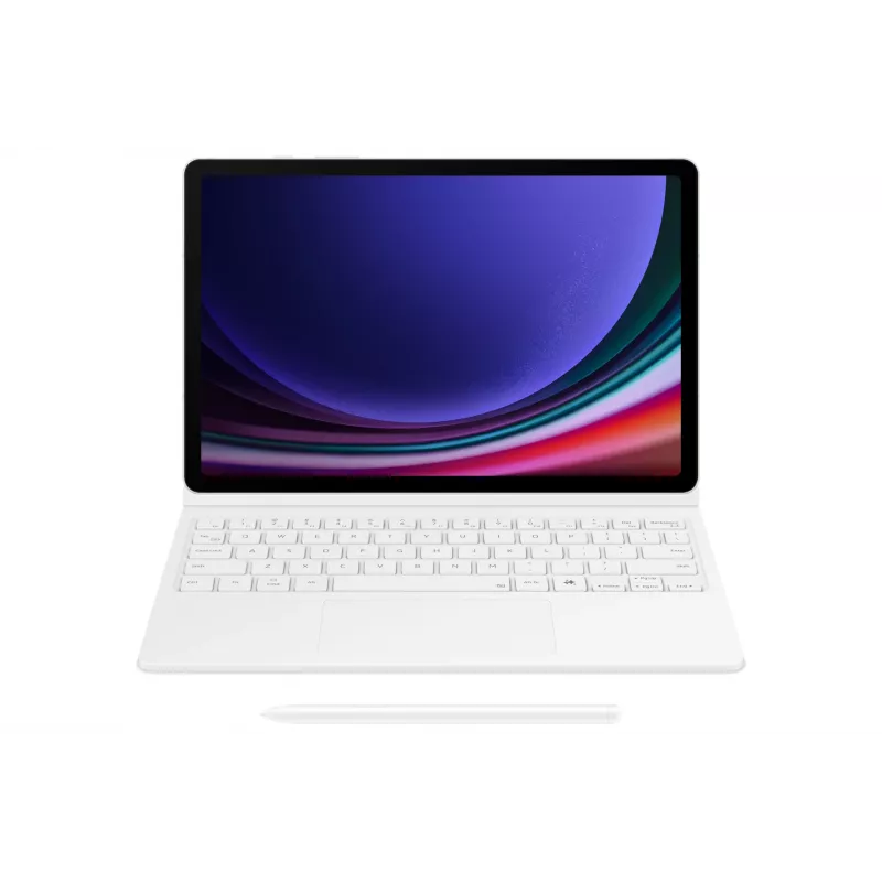 Samsung EF-DX725 tastatūra QWERTY angļu valodai skārienpaliktnis balts