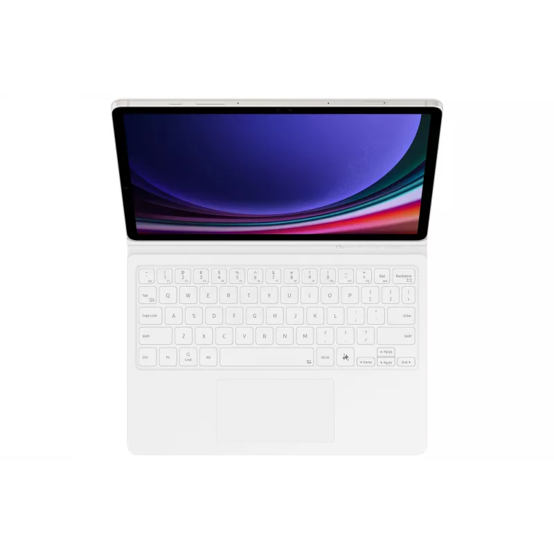 Samsung EF-DX725 tastatūra QWERTY angļu valodai skārienpaliktnis balts