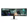 Samsung G91SD datoru monitors 124,5 cm (49 collas) 5120 x 1440 pikseļi Dual QHD OLED Sudraba
