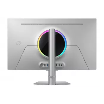 Samsung G81SF datora monitors 81,3 cm (32 collas) 3840 x 2160 pikseļi 4K Ultra HD OLED sudraba