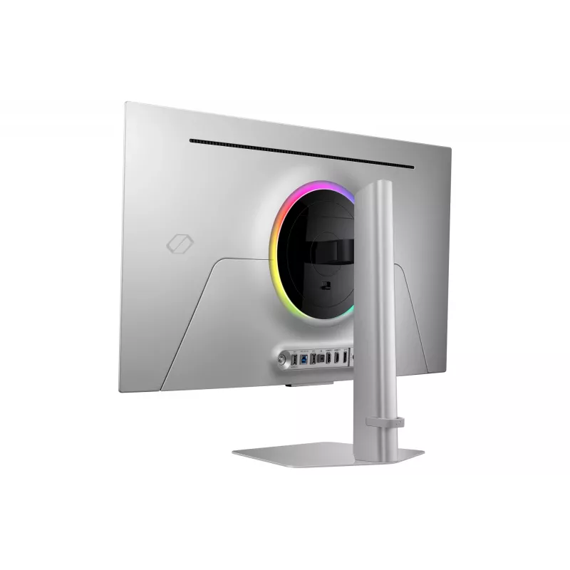 Samsung G81SF datora monitors 81,3 cm (32 collas) 3840 x 2160 pikseļi 4K Ultra HD OLED sudraba