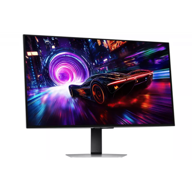 Samsung G81SF datora monitors 81,3 cm (32 collas) 3840 x 2160 pikseļi 4K Ultra HD OLED sudraba