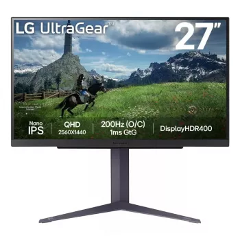 LG 27GS85QX-B datora monitors 68,6 cm (27 collas) 2560 x 1440 pikseļi Quad HD LCD melns