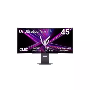 LG 45GX900A-B datora monitors 113 cm (44,5 collas) 3440 x 1440 pikseļi Wide Quad HD OLED melns