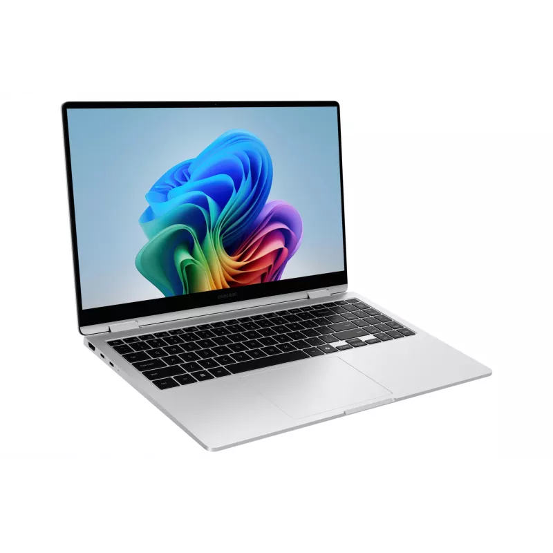Samsung NP750QHAA-EXP Intel Core Ultra 7 256V hibrīds (2-vienā) 39,6 cm (15,6 collas) skārienjūtīgs Full HD 16 GB LPDDR5x-SDRAM 512 GB SSD Wi-Fi 7 (802.11be) Windows 11 Home sudrabots