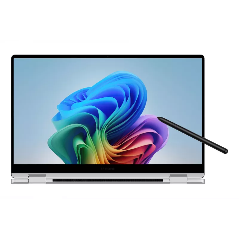 Samsung NP750QHAA-EXP Intel Core Ultra 7 256V hibrīds (2-vienā) 39,6 cm (15,6 collas) skārienjūtīgs Full HD 16 GB LPDDR5x-SDRAM 512 GB SSD Wi-Fi 7 (802.11be) Windows 11 Home sudrabots