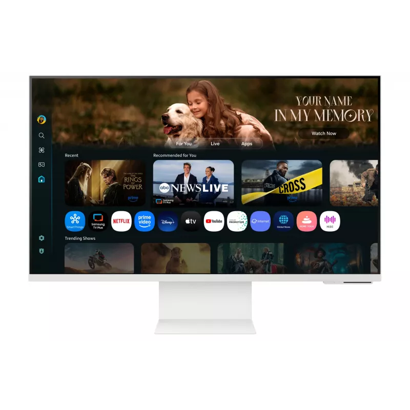 Samsung M8 M80F datora monitors 81,3 cm (32 collas) 3840 x 2160 pikseļi 4K Ultra HD LCD Balts