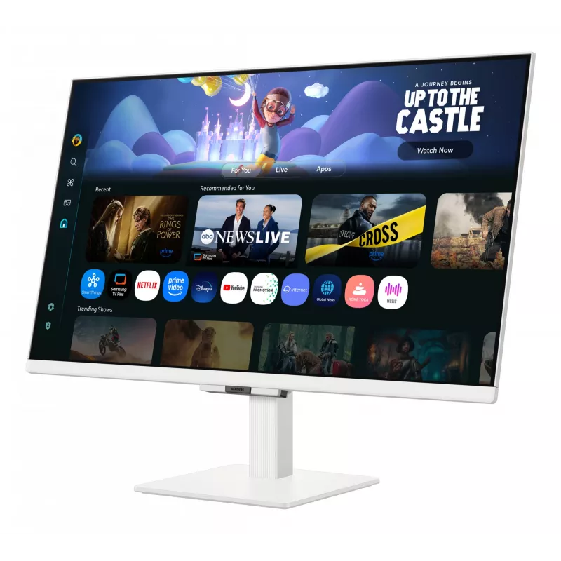Samsung M5 M50F datora monitors 68.6 cm (27 collas) 1920 x 1080 pikseļi Full HD LCD Balts