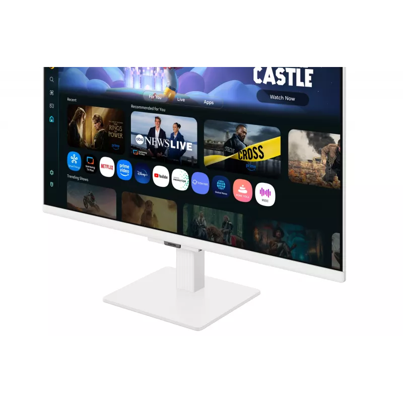 Samsung M5 M50F datora monitors 68.6 cm (27 collas) 1920 x 1080 pikseļi Full HD LCD Balts