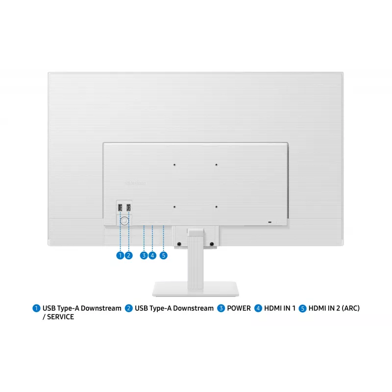 Samsung M5 M50F datora monitors 81,3 cm (32 collas) 1920 x 1080 pikseļi Full HD LCD Balts