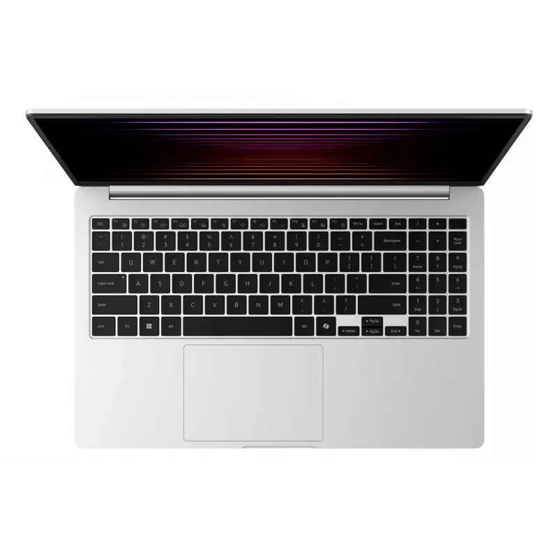 Samsung Galaxy Book5 NP750XHDA-EXP Intel Core Ultra 5 225U Klēpjdators 39,6 cm (15,6 collas) Full HD 16 GB LPDDR5x-SDRAM 512 GB SSD Wi-Fi 6 (802.11ax) Windows 11 Home Sudrabs